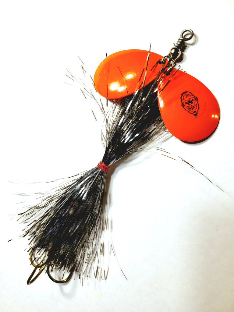 Double8 Tinsel 'Short Snort', Muskie/Pike Bucktail