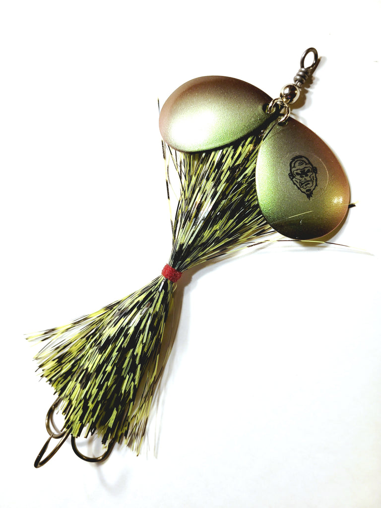 Double8 Tinsel 'Short Snort', Muskie/Pike Bucktail