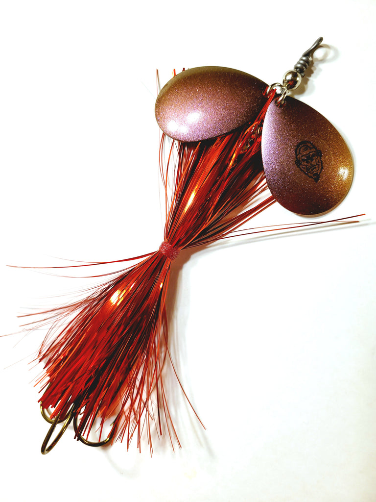 Double8 Tinsel 'Short Snort', Muskie/Pike Bucktail