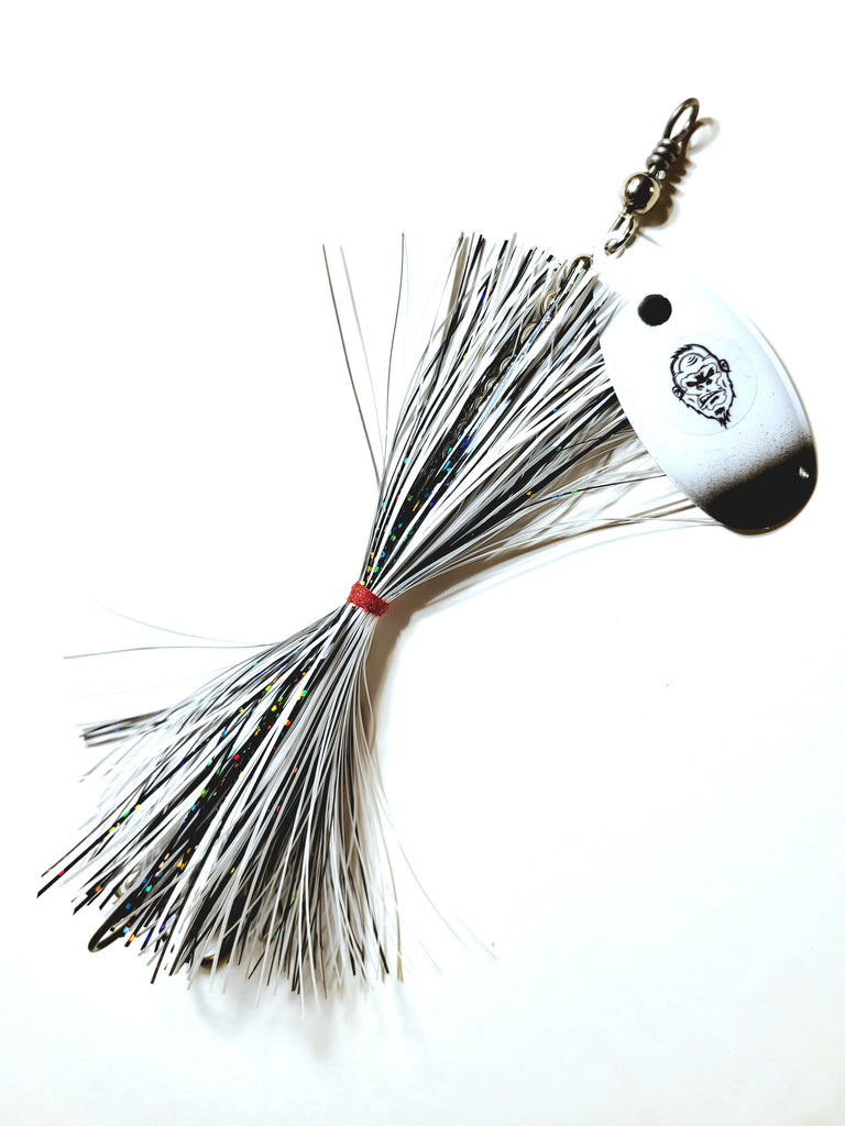 Single8 French Tinsel 'Short Snort', Muskie/Pike Bucktail