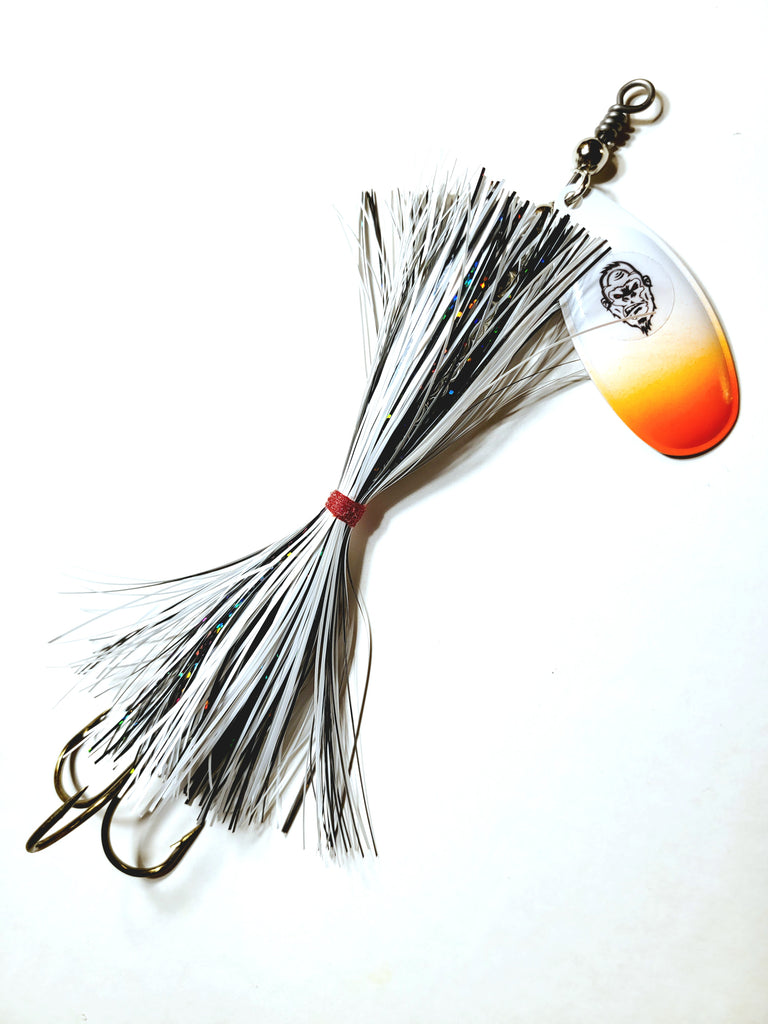 Single8 French Tinsel 'Short Snort', Muskie/Pike Bucktail
