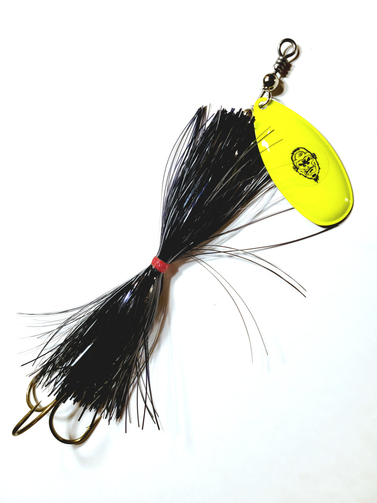Single8 French Tinsel 'Short Snort', Muskie/Pike Bucktail