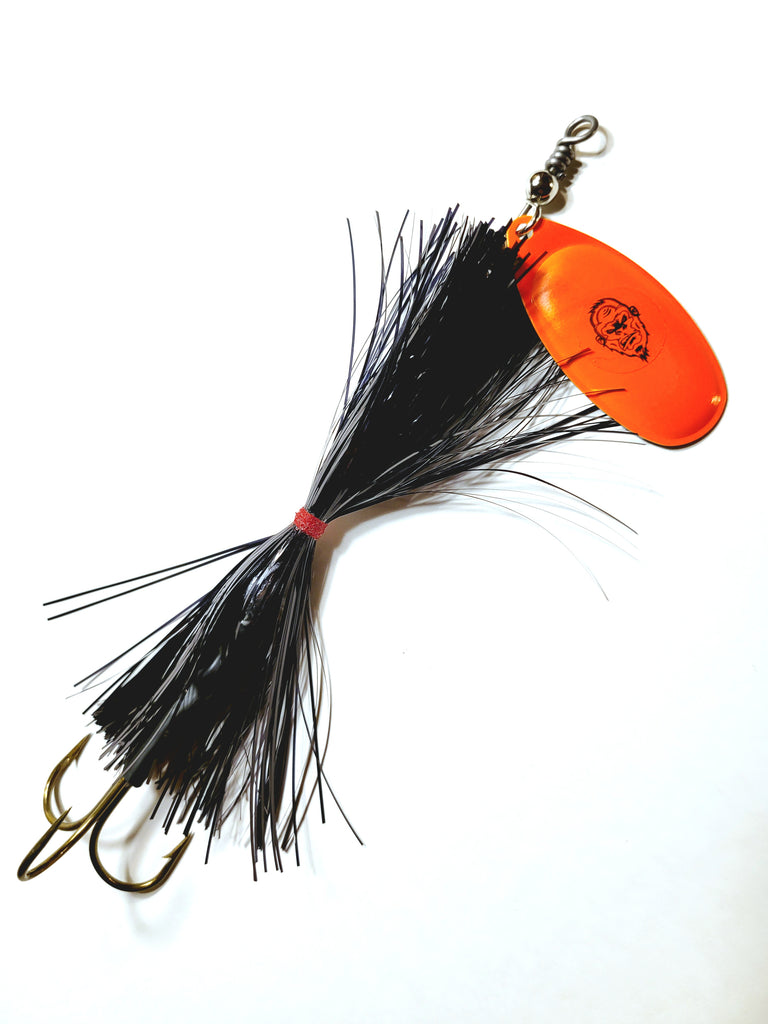 Single8 French Tinsel 'Short Snort', Muskie/Pike Bucktail