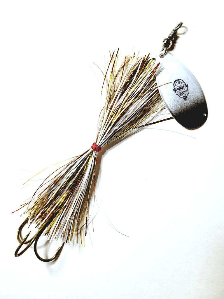 Single8 French Tinsel 'Short Snort', Muskie/Pike Bucktail