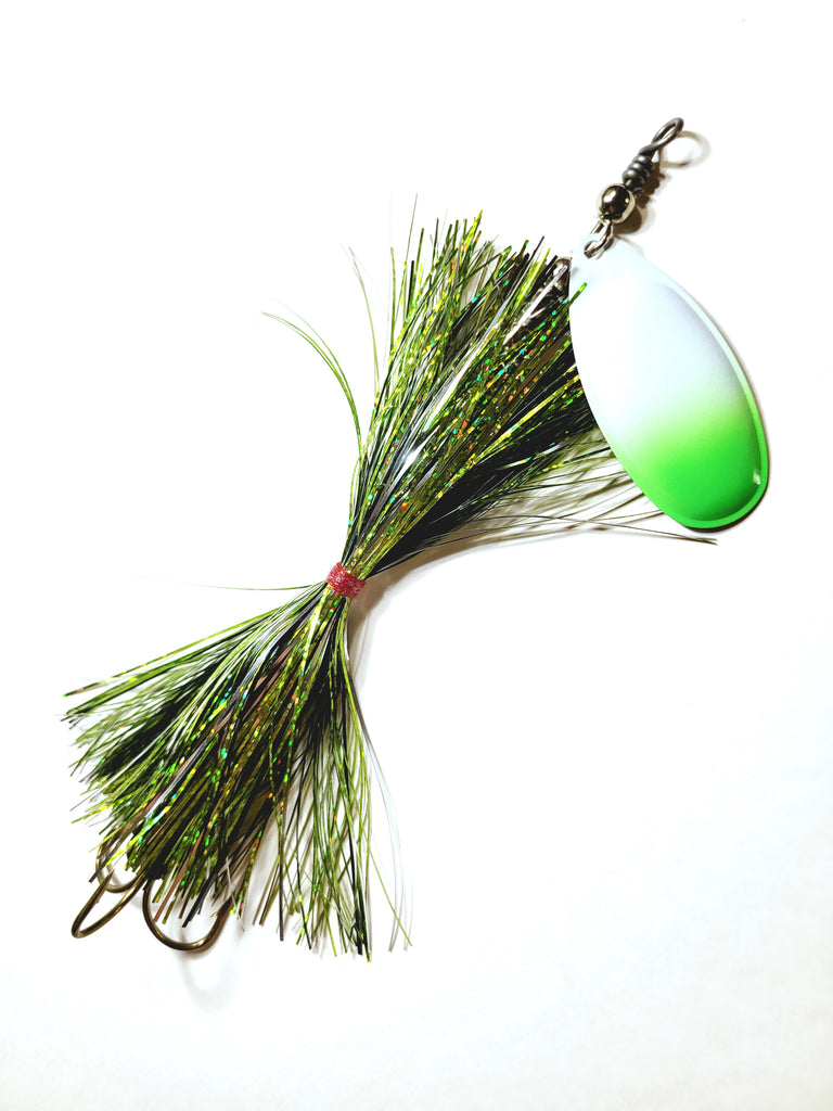 Single8 French Tinsel 'Short Snort', Muskie/Pike Bucktail