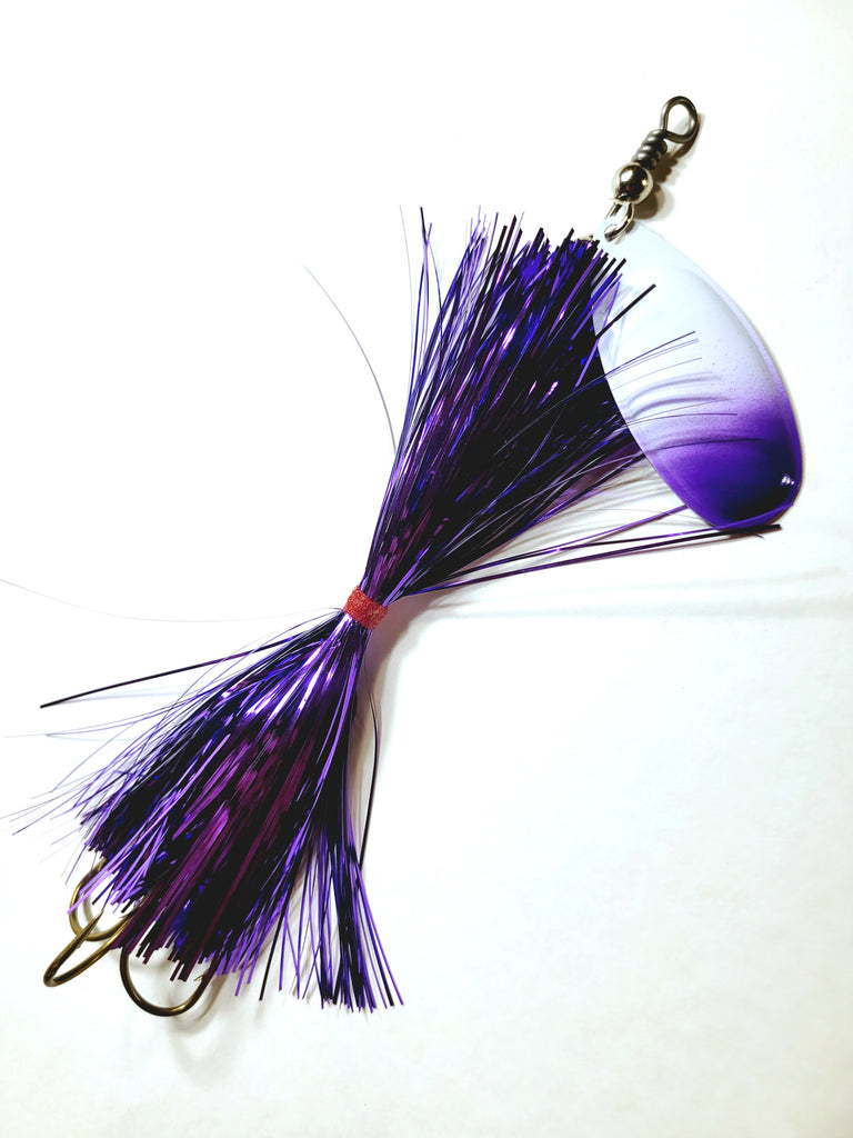 Single8 French Tinsel 'Short Snort', Muskie/Pike Bucktail