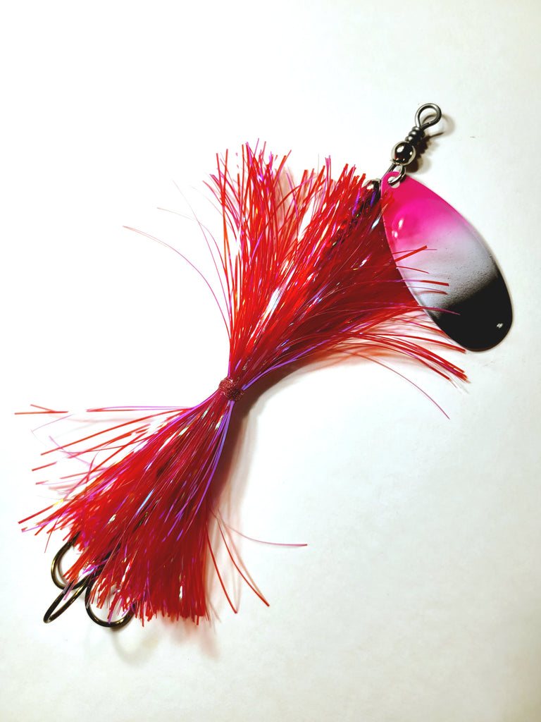 Single8 French Tinsel 'Short Snort', Muskie/Pike Bucktail