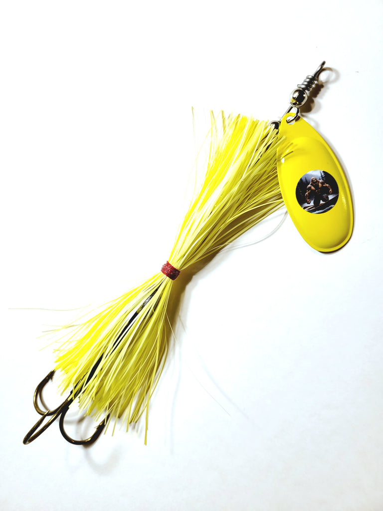 Single8 French Tinsel 'Short Snort', Muskie/Pike Bucktail