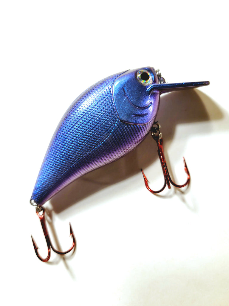 JC Customs Painted 2.5 Square Bill Bass Crankbait