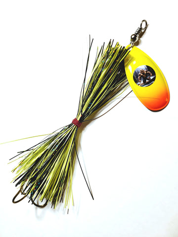 Single8 French Tinsel 'Short Snort', Muskie/Pike Bucktail