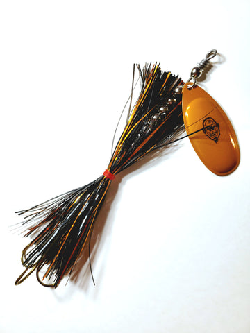 Single8 French Tinsel 'Short Snort', Muskie/Pike Bucktail