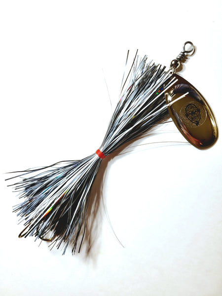 Single8 French Tinsel 'Short Snort', Muskie/Pike Bucktail