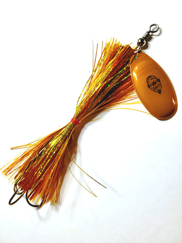Single8 French Tinsel 'Short Snort', Muskie/Pike Bucktail