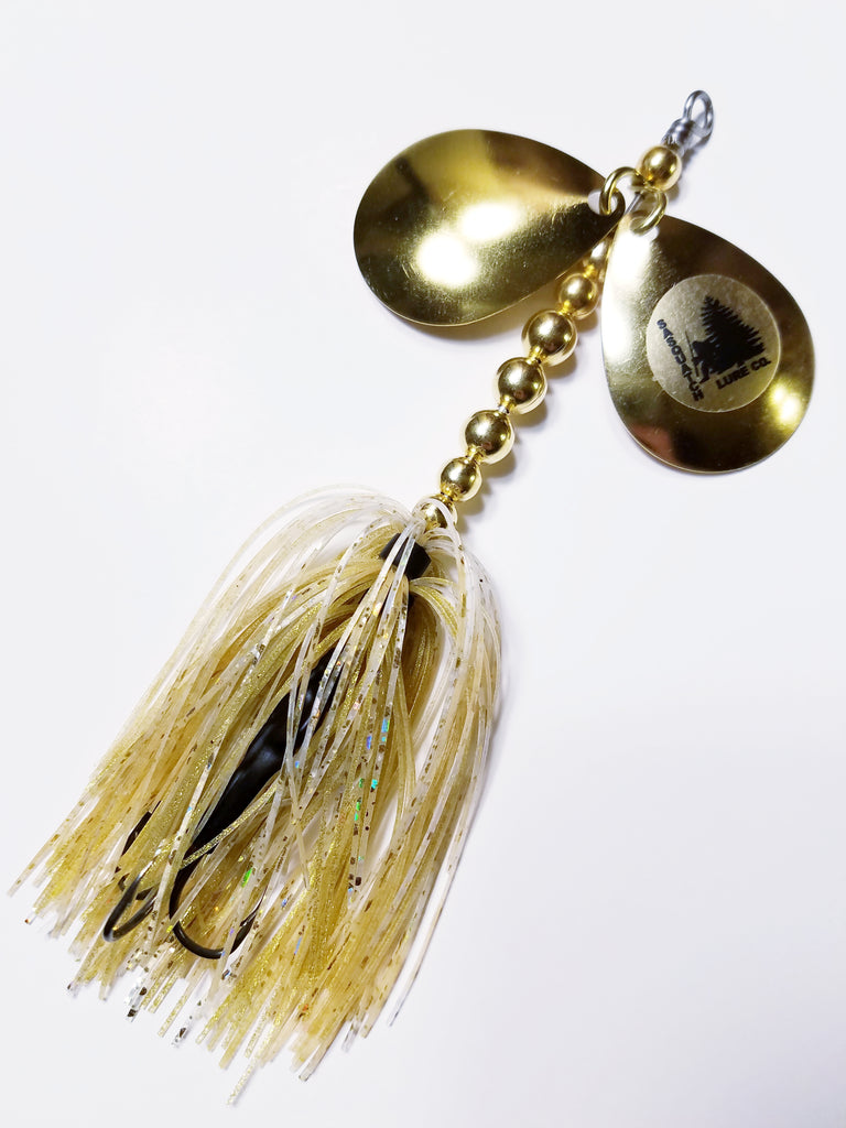 Bass Double6 "Golden Shiner" In-line Spinnerbait: Pike, Bass