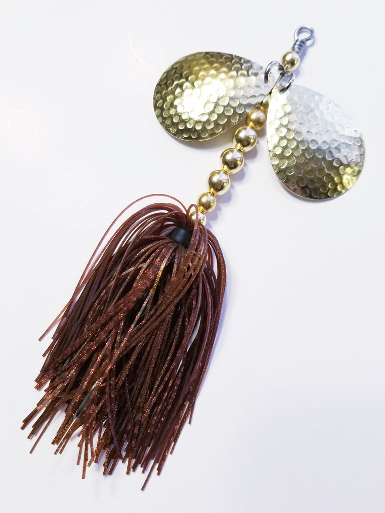 Bass Double6 "Crawfish" In-line Spinnerbait: Pike, Bass