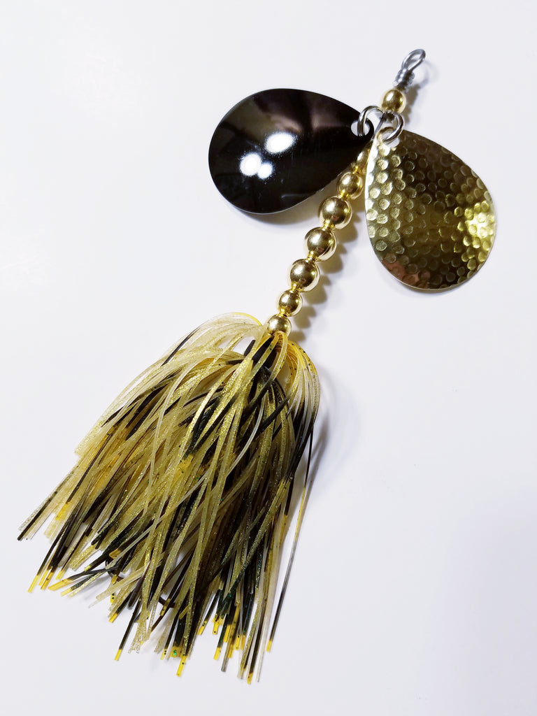 Bass Double6 "Walleye" In-line Spinnerbait: Pike, Bass