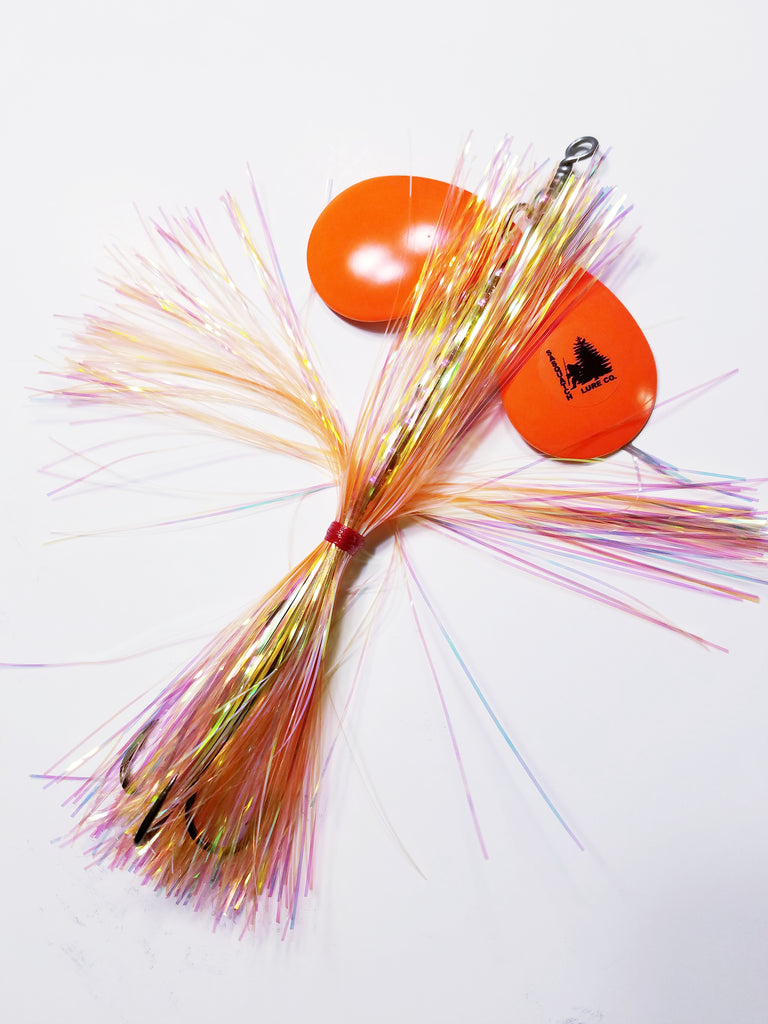 Double8 Tinsel 'Short Snort', Muskie/Pike Bucktail