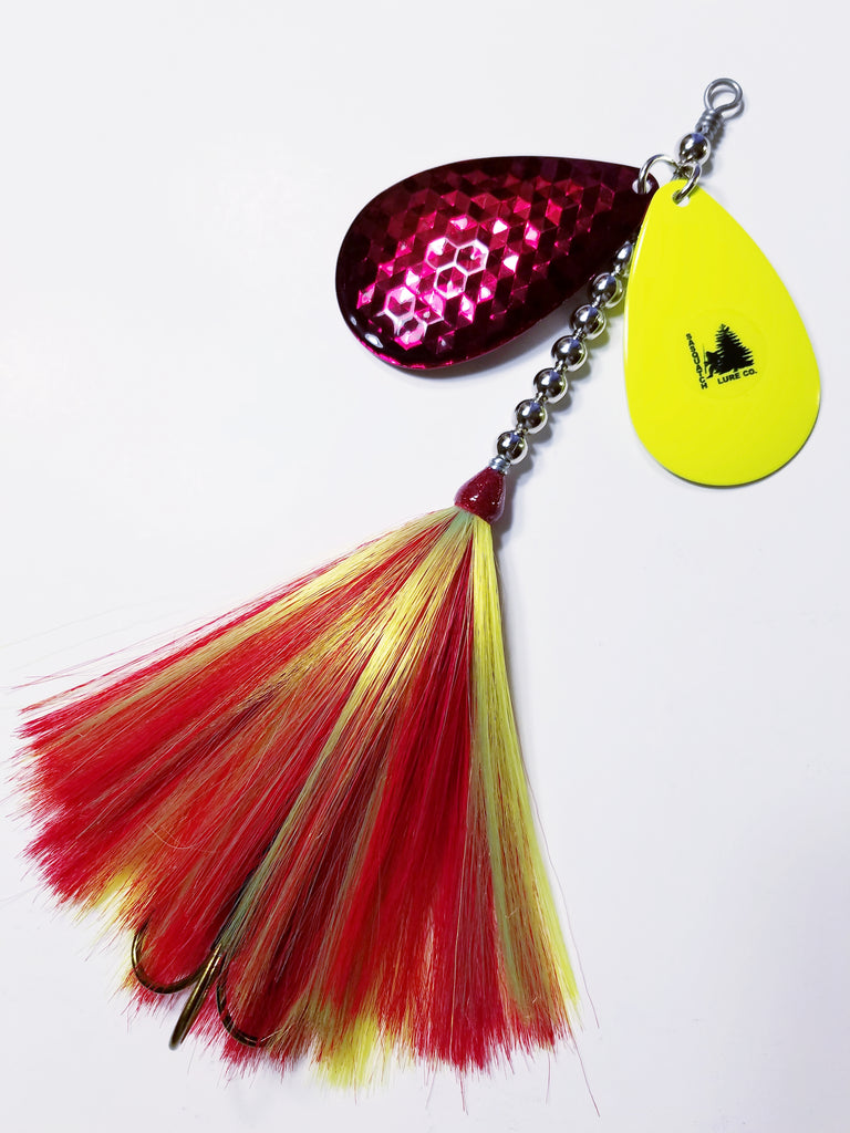 The Knocker, 10/9 stagger, Muskie/Pike Bucktail