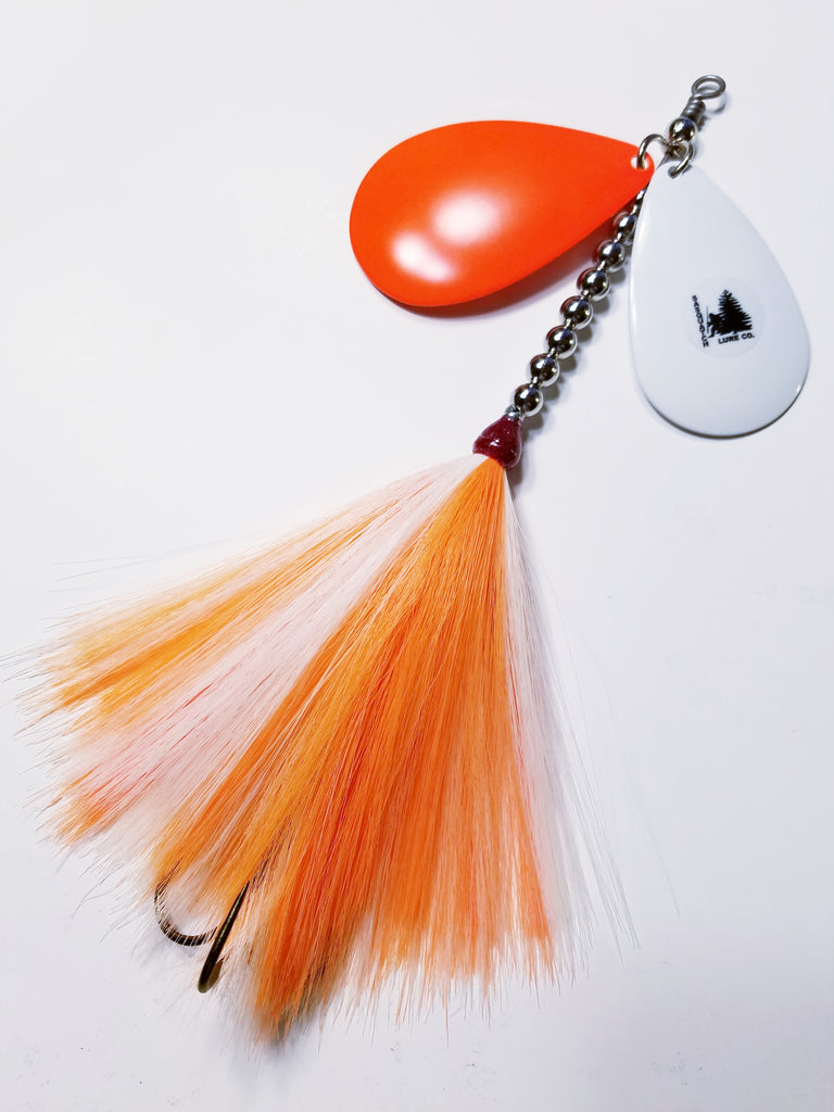The Knocker, 10/9 stagger, Muskie/Pike Bucktail