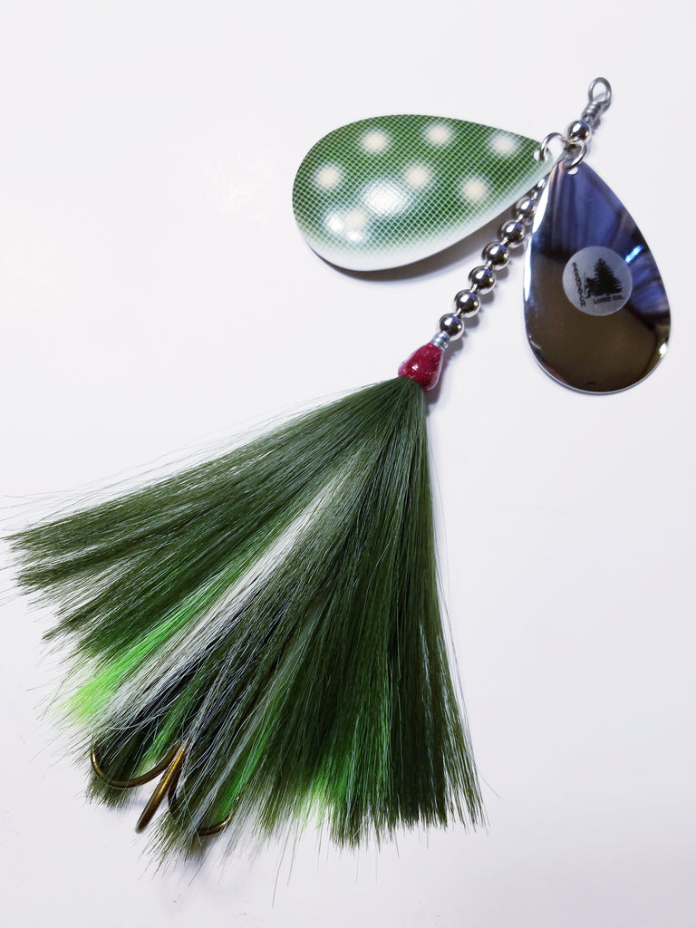 The Knocker, 10/9 stagger, Muskie/Pike Bucktail