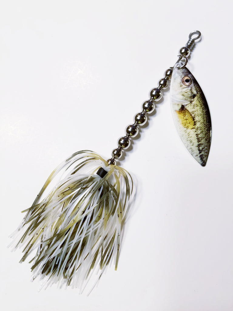 Regular Single Printed Willow Blade Spinnerbait "Baby Bass": Bass, Pike