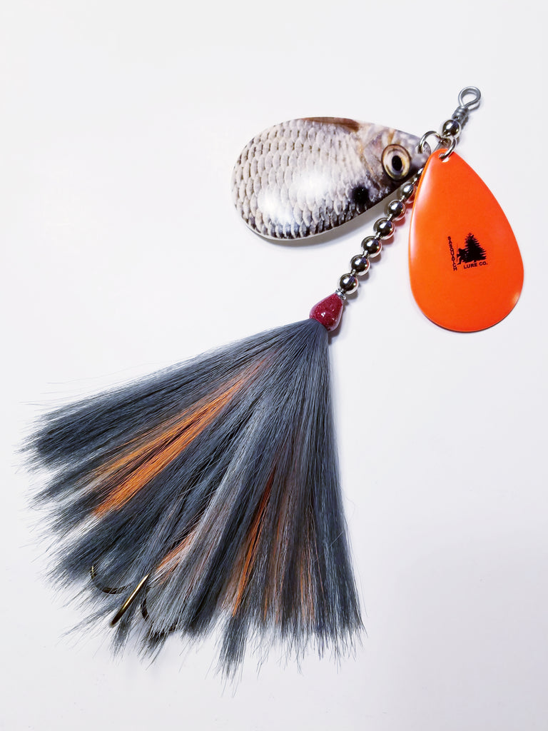 The Knocker, 10/9 stagger, Muskie/Pike Bucktail