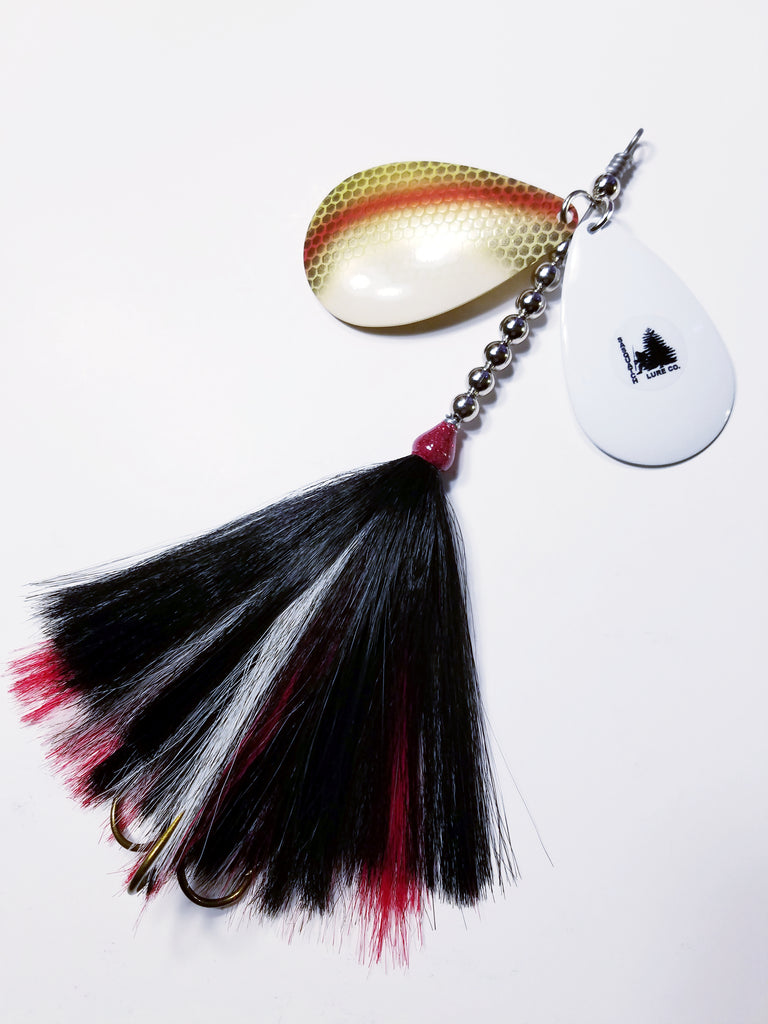 The Knocker, 10/9 stagger, Muskie/Pike Bucktail