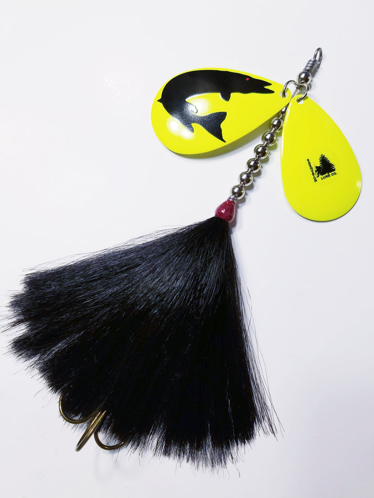 The Knocker, 10/9 stagger, Muskie/Pike Bucktail