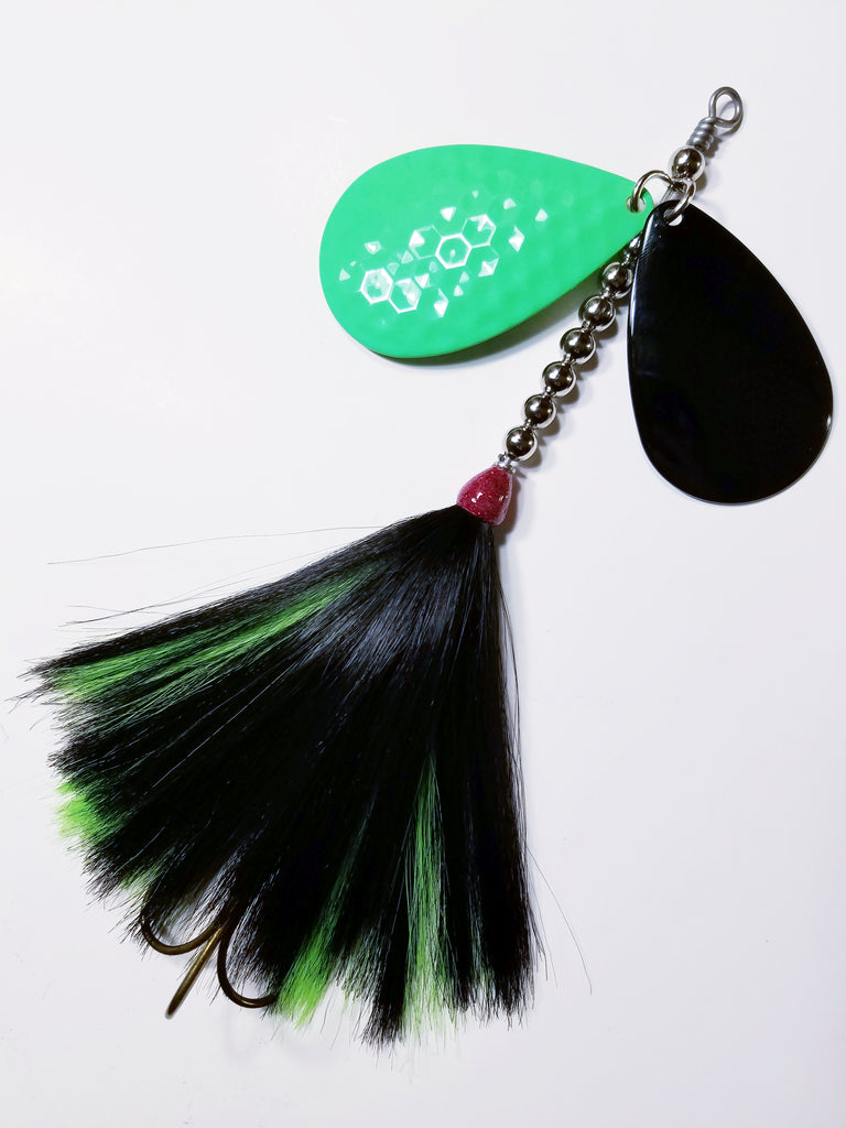 The Knocker, 10/9 stagger, Muskie/Pike Bucktail
