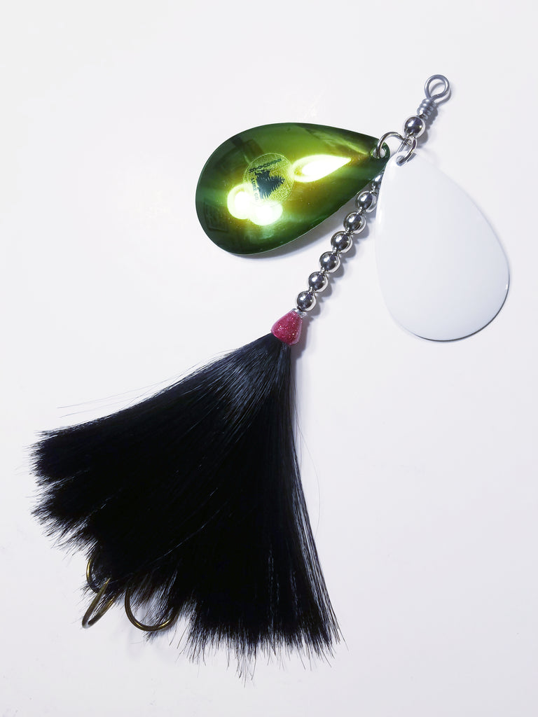 The Knocker, 10/9 stagger, Muskie/Pike Bucktail