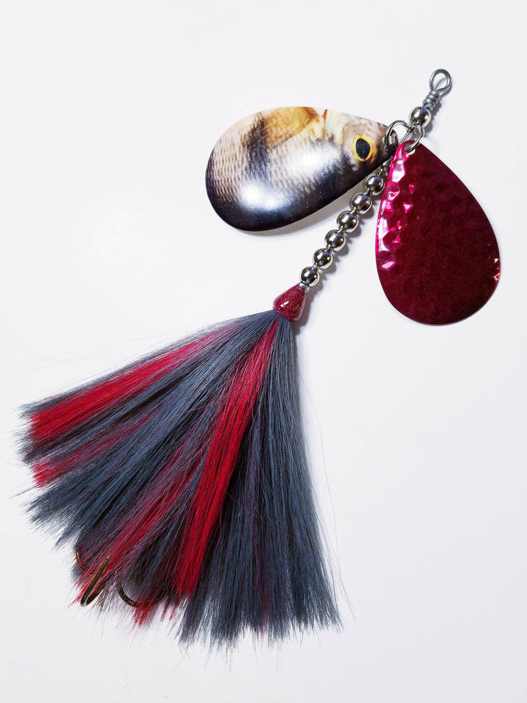 The Knocker, 10/9 stagger, Muskie/Pike Bucktail