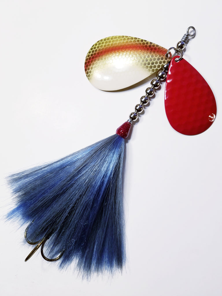 The Knocker, 10/9 stagger, Muskie/Pike Bucktail