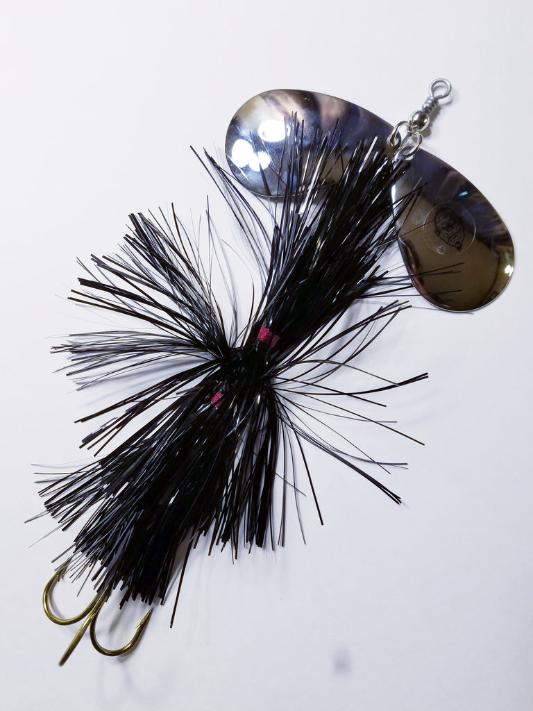 Squatch Flashabou Double9, Muskie/Pike Bucktail