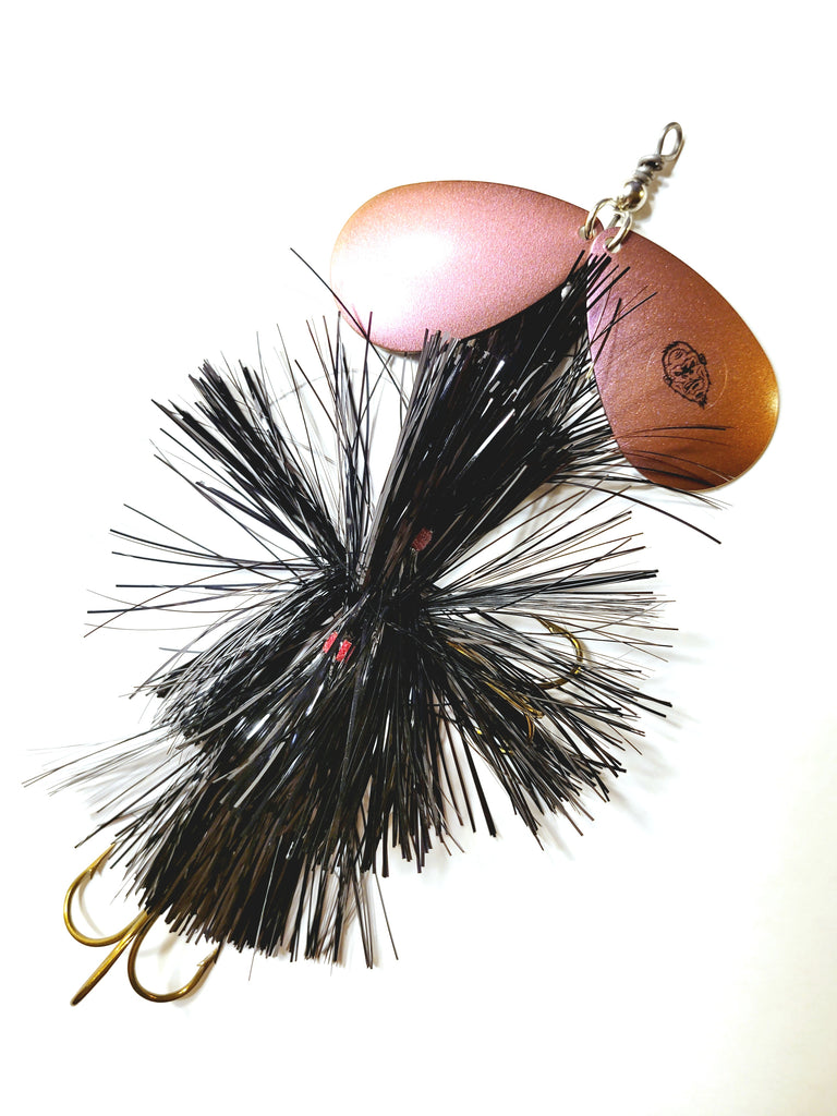 Squatch Flashabou Double9, Muskie/Pike Bucktail