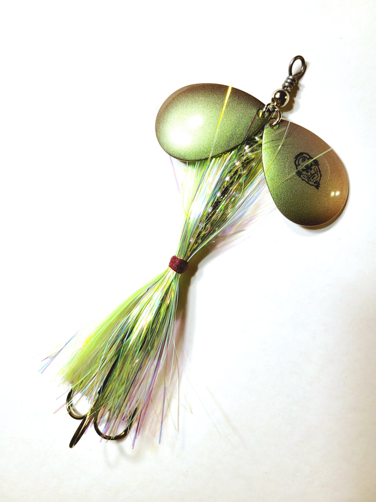 Double8 Tinsel 'Short Snort', Muskie/Pike Bucktail