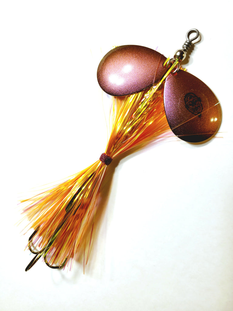 Double8 Tinsel 'Short Snort', Muskie/Pike Bucktail