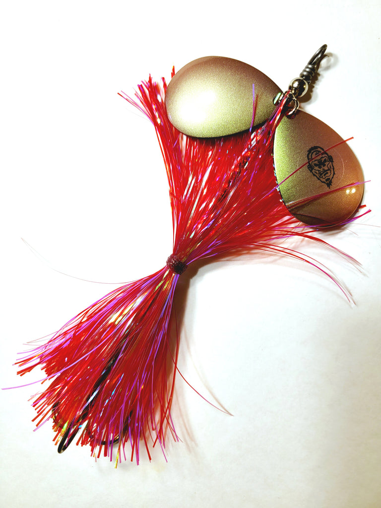 Double8 Tinsel 'Short Snort', Muskie/Pike Bucktail
