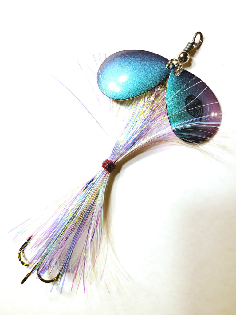 Double8 Tinsel 'Short Snort', Muskie/Pike Bucktail