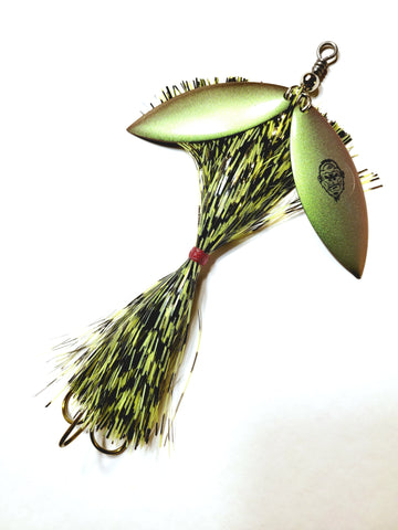 Double6 Tinsel 'Lil' Willy'', Muskie/Pike Bucktail
