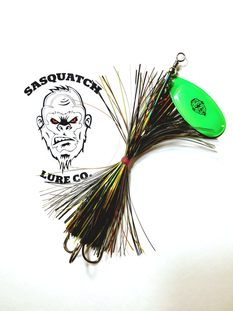 big foot fishing lure SCUM Frog | Weedless Topwater Frog Lures | Powerful Kicking Action A nose ring provides more freedom of movement to help walk the dog Sasquatch Lure Co Sasquatch