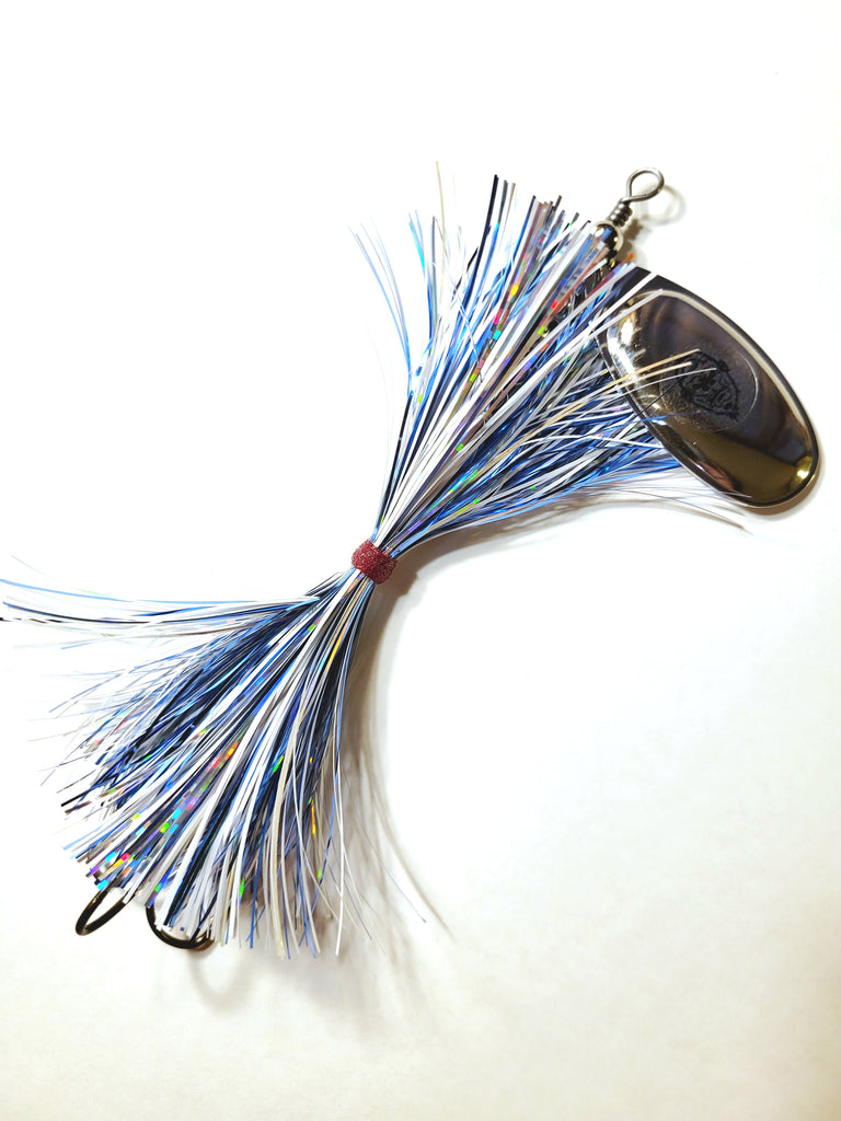 Single8 French Tinsel 'Short Snort', Muskie/Pike Bucktail