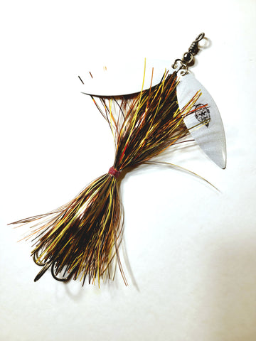 Double6 Tinsel 'Lil' Willy'', Muskie/Pike Bucktail
