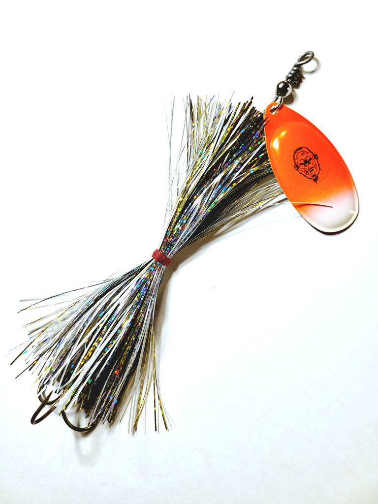 Single8 French Tinsel 'Short Snort', Muskie/Pike Bucktail