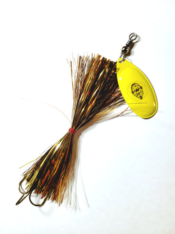 Single8 French Tinsel 'Short Snort', Muskie/Pike Bucktail