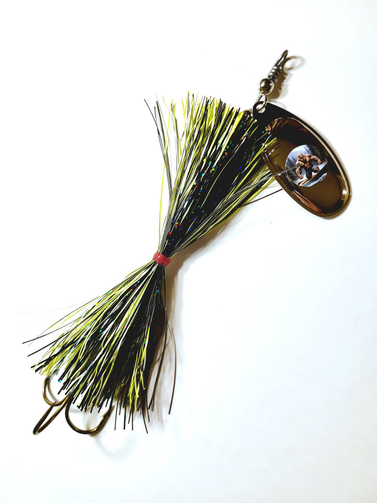 Single8 French Tinsel 'Short Snort', Muskie/Pike Bucktail