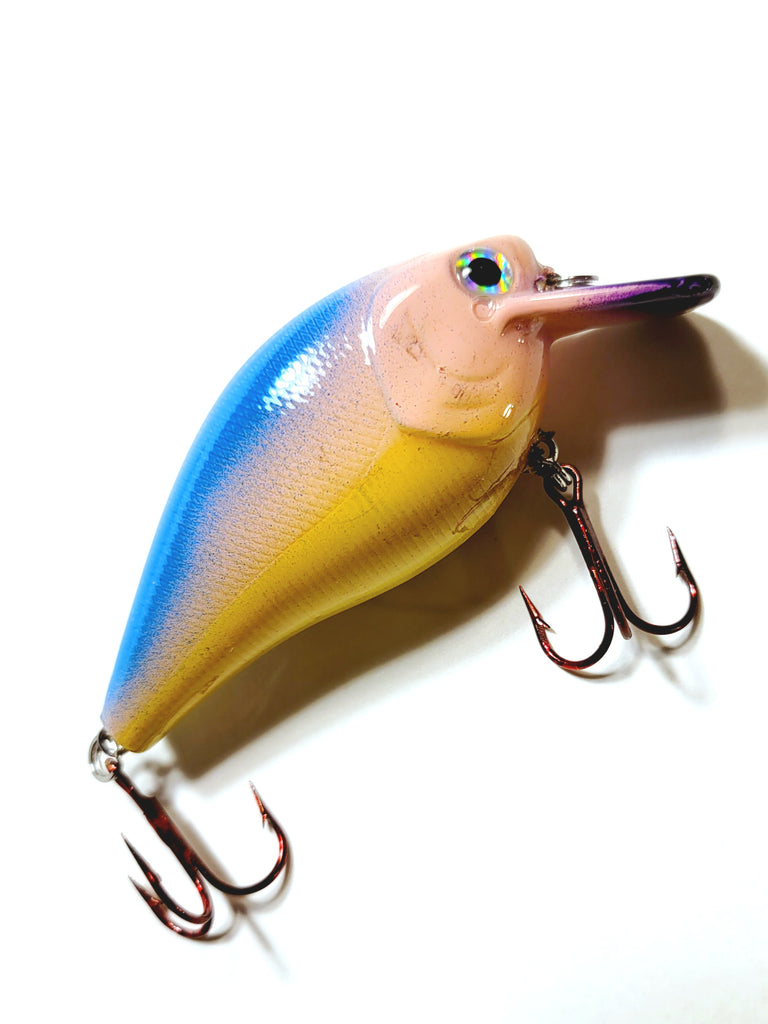 JC Customs Painted 2.5 Square Bill Bass Crankbait