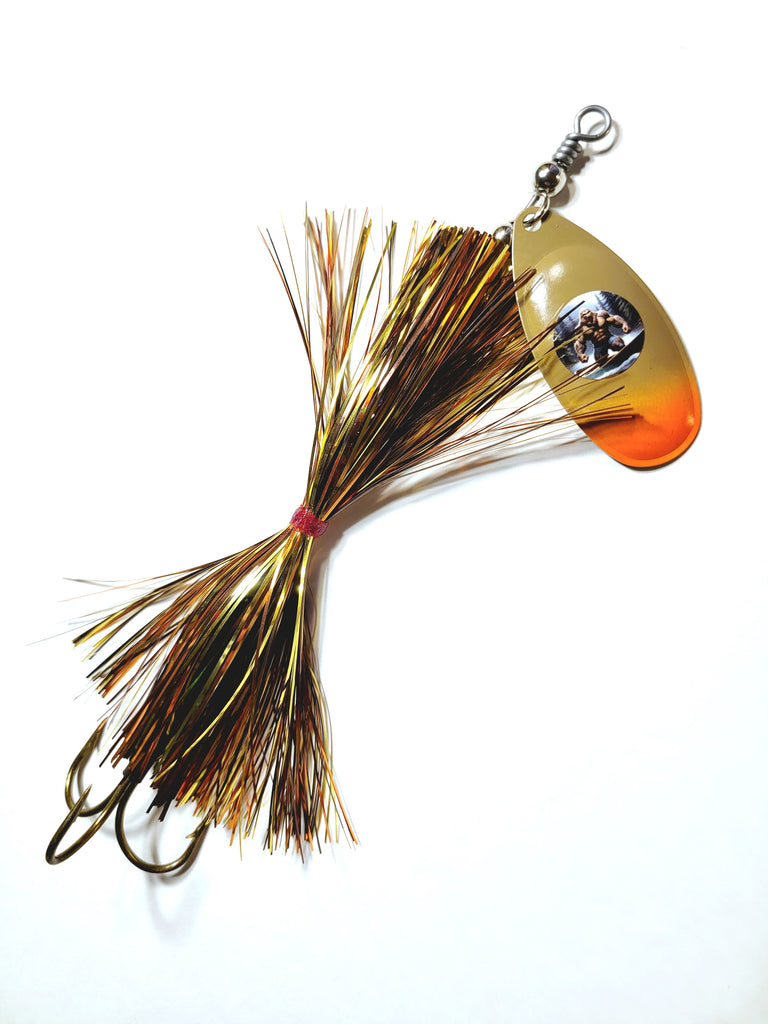 Single8 French Tinsel 'Short Snort', Muskie/Pike Bucktail