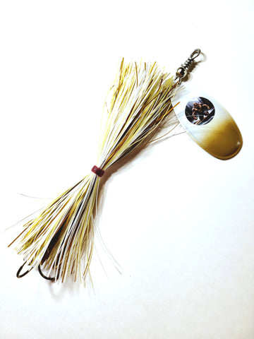 Single8 French Tinsel 'Short Snort', Muskie/Pike Bucktail