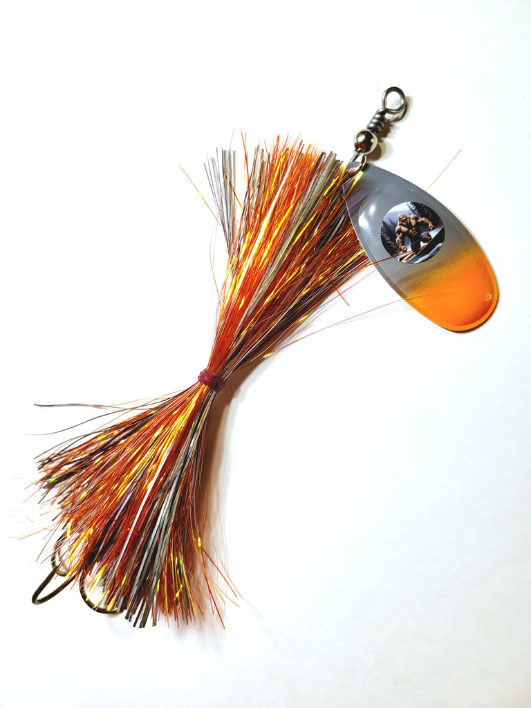 Single8 French Tinsel 'Short Snort', Muskie/Pike Bucktail