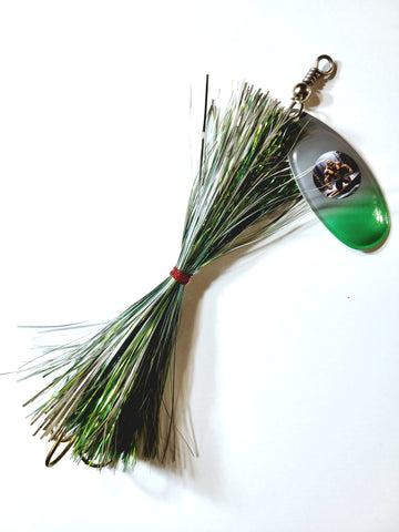 Single8 French Tinsel 'Short Snort', Muskie/Pike Bucktail